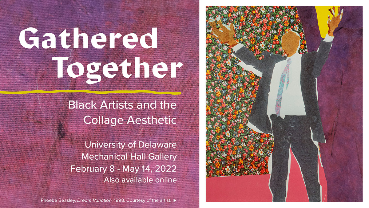 UDMatCult's tweet photo. ✨🖼Gathered Together: Black Artists and the Collage Aesthetic | Feb. 8 - May 14, 2022🖼✨

This #exhibition explores the practice and visual strategies of #collage, highlighting the University of Delaware's collection of African American art.

@UDarthistory @udelaware #UDCMCS https://t.co/YU28NqXKQj