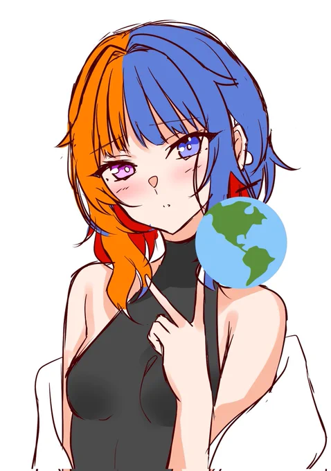 描 