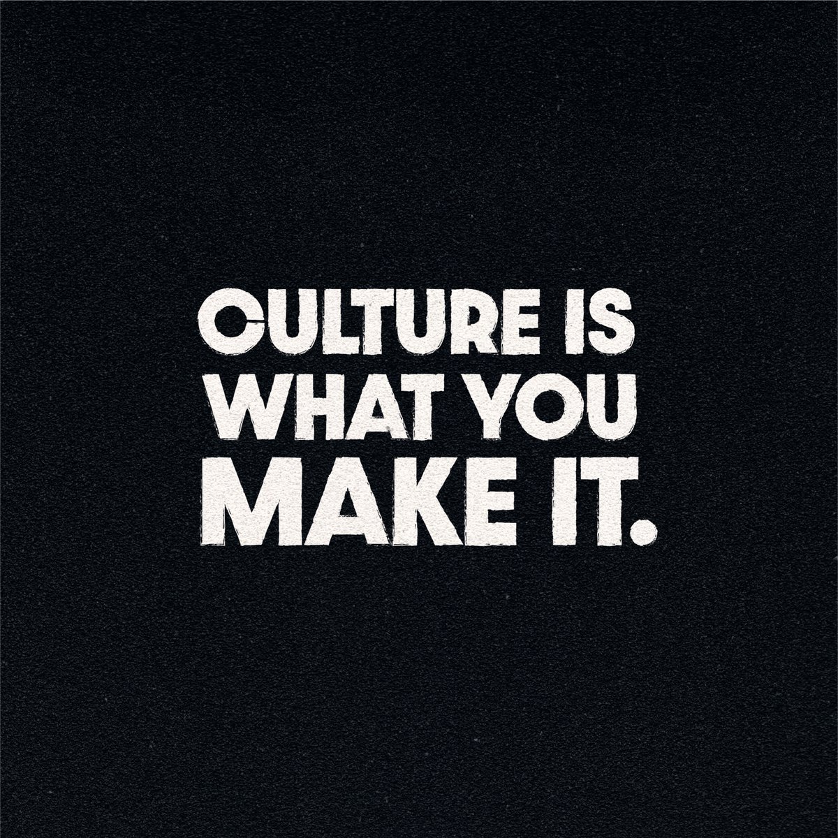 IDIQT's tweet photo. CULTURE IS WHAT YOU MAKE IT

NO_SETBACKS.365

.015

.
.
.
.

⁠
#goodtype #strengthinletters #goodtypeguestcurator #lettering #handlettering #typography #graphicdesign  #communityovercompetition #contemporarytype  @goodtype @nationalprintmuseum @hensteethstore @100archive https://t.co/JZiB4sZmEZ