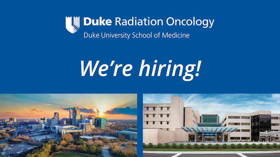 Duke Radiation Oncology (@dukeradonc) on Twitter photo We're growing our practice and now hiring! We're seeking a board-certified or board-eligible #RadOnc to join our Duke Cancer Center Wake County program in Raleigh and Cary. Opportunity for scholarly activities. Apply at practicematch.com/physicians/job… <a href="/ARRO_org/">ARRO</a> <a href="/ASTRO_org/">ASTRO</a> <a href="/RadOncPDs/">Radiation Oncology Program Directors</a> We're growing our practice and now hiring! We're seeking a board-certified or board-eligible #RadOnc to join our Duke Cancer Center Wake County program in Raleigh and Cary. Opportunity for scholarly activities. Apply at practicematch.com/physicians/job… <a href="/ARRO_org/">ARRO</a> <a href="/ASTRO_org/">ASTRO</a> <a href="/RadOncPDs/">Radiation Oncology Program Directors</a>