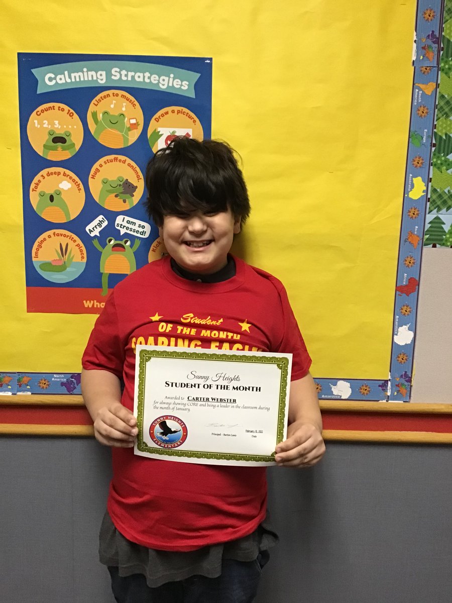 January #studentsofthemonth celebration. Some incredible students from <a href="/sunnyheightsele/">Sunny Heights Elem</a> right here. You all make us so proud. #OURheights <a href="/msdwarren/">MSD of Warren Township</a>