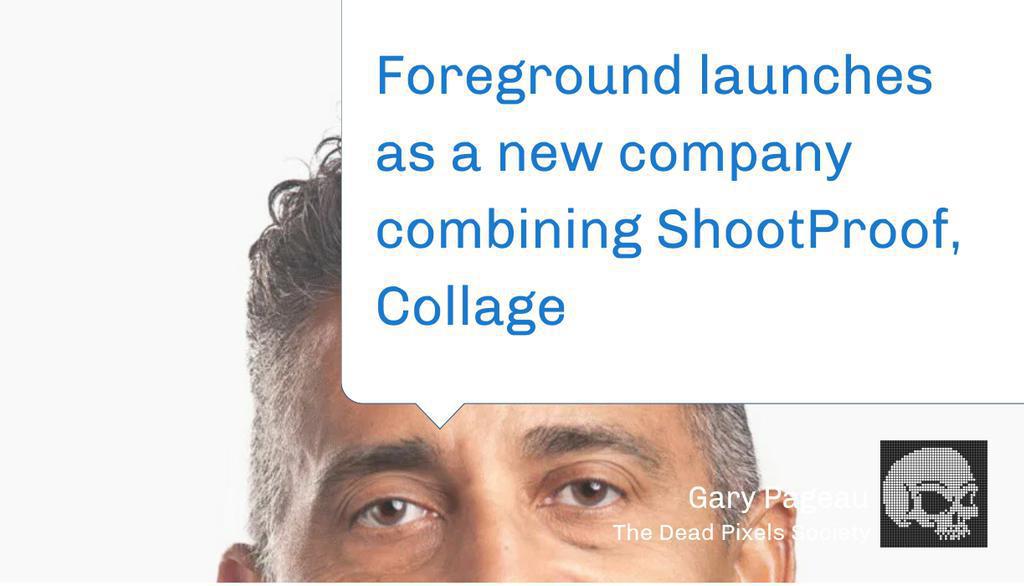 garypageau's tweet image. Foreground is a new company formed by the combination of Shootproof, the pro photography productivity solution, and Collage, the photo-printing and gifting site.

Read more 👉 bit.ly/3flpqVB

#ShootProof #DesignAglow #Foreground #Acquisitions