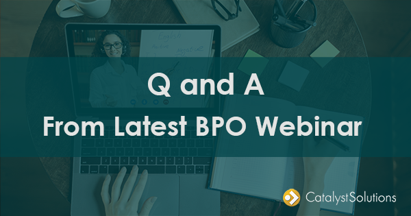 CatalystSolutio's tweet photo. BPO Webinar Q&amp;A-- From Solving Your Key Operational Challenges through BPO Outsourcing: https://t.co/MoyCs9hzPO

#BPOoutsourcing #Healthplans #OperationsOutsourcing https://t.co/WFLZ1crBQQ