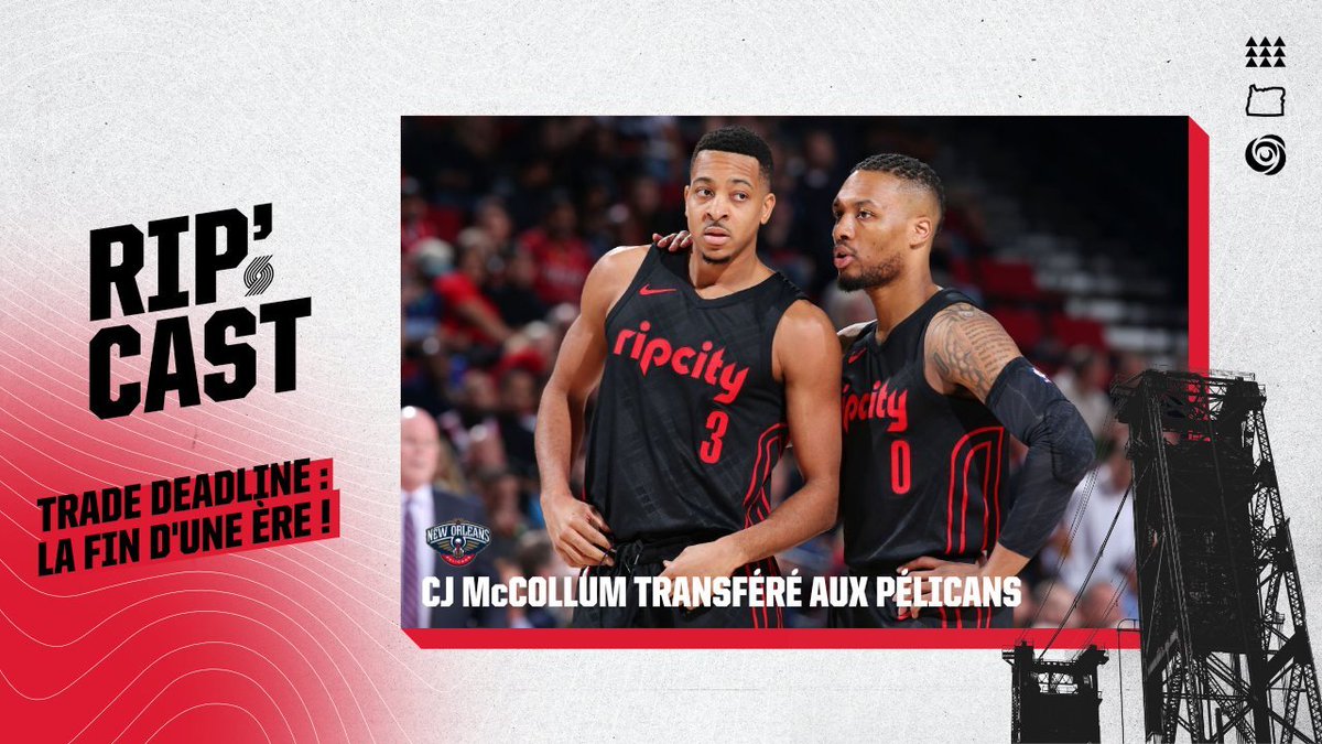 🎙️ PODCAST - SPECIAL TRADE DEADLINE 🚨

On effectue le bilan des Blazers après la fin de la période des transferts en revenant notamment sur le transfert de CJ McCollum chez les Pelicans 🎷

👉 youtube.com/watch?v=UOKHz-…