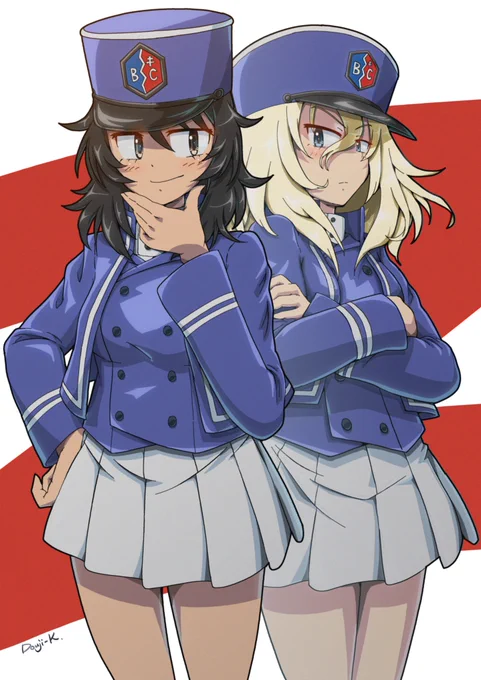 #ガルパン #GuP #garupan #押田 #安藤 