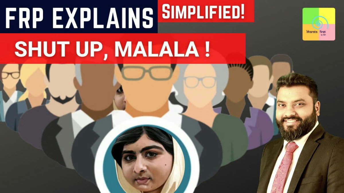 BharataFirst's tweet photo. FRP Explains: Malala trolled for a tweet on the hijab row!

Watch Now

https://t.co/Rtwbb2G1NR

Don't forget to -:
Like, Share and subscribe

#bharatafirst #FRP #politics #malala #karnatakahighcourt #india #hijabcontroversy #hijab https://t.co/tRRwKJj9dK