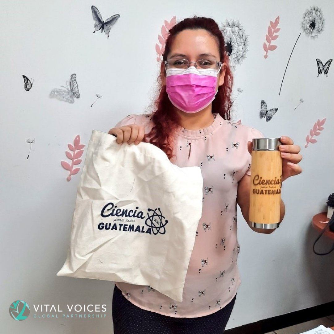 VitalVoices's tweet photo. #VVLead & #VVEngage Fellow Margarita Alonzo is a Guatemalan biochemist, microbiologist, & politician. Maggie became a full member of the Organization for Women in Science for Developing World in 2020, advocating to make science accessible to women & girls worldwide. #WomenInSTEM https://t.co/3gYVWE3ILH