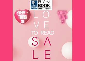 The Friends are having a book sale! Stop by the library to pick up fiction, nonfiction, DVDs for all ages - Everything is $1!