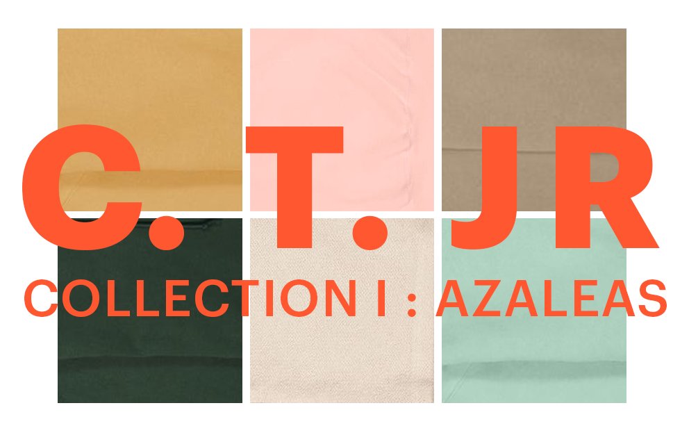 CrashTestJR's tweet photo. Our first streetwear collection, now named 'Azaleas', arrives in early Spring under the label 'C.T.JR'.

You've fallen in love with your Joyriders. Now we want to give you that style to wear.

Here's a peek at the color palette for the collection. https://t.co/VzwIyJipii