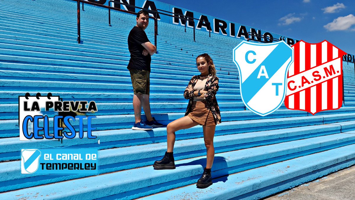 CanalTemperley's tweet photo. 🔊Volvió y ya esta disponible!

💻LA PREVIA CELESTE!

⚽️ De @TemperleyOK vs @CASMOficial 

➡️ https://t.co/yudANfxdU3

Con @FGomezbattista y @marturossi 

Producción de @danymarrock 

No te la pierdas! https://t.co/QtOO5e7ivf