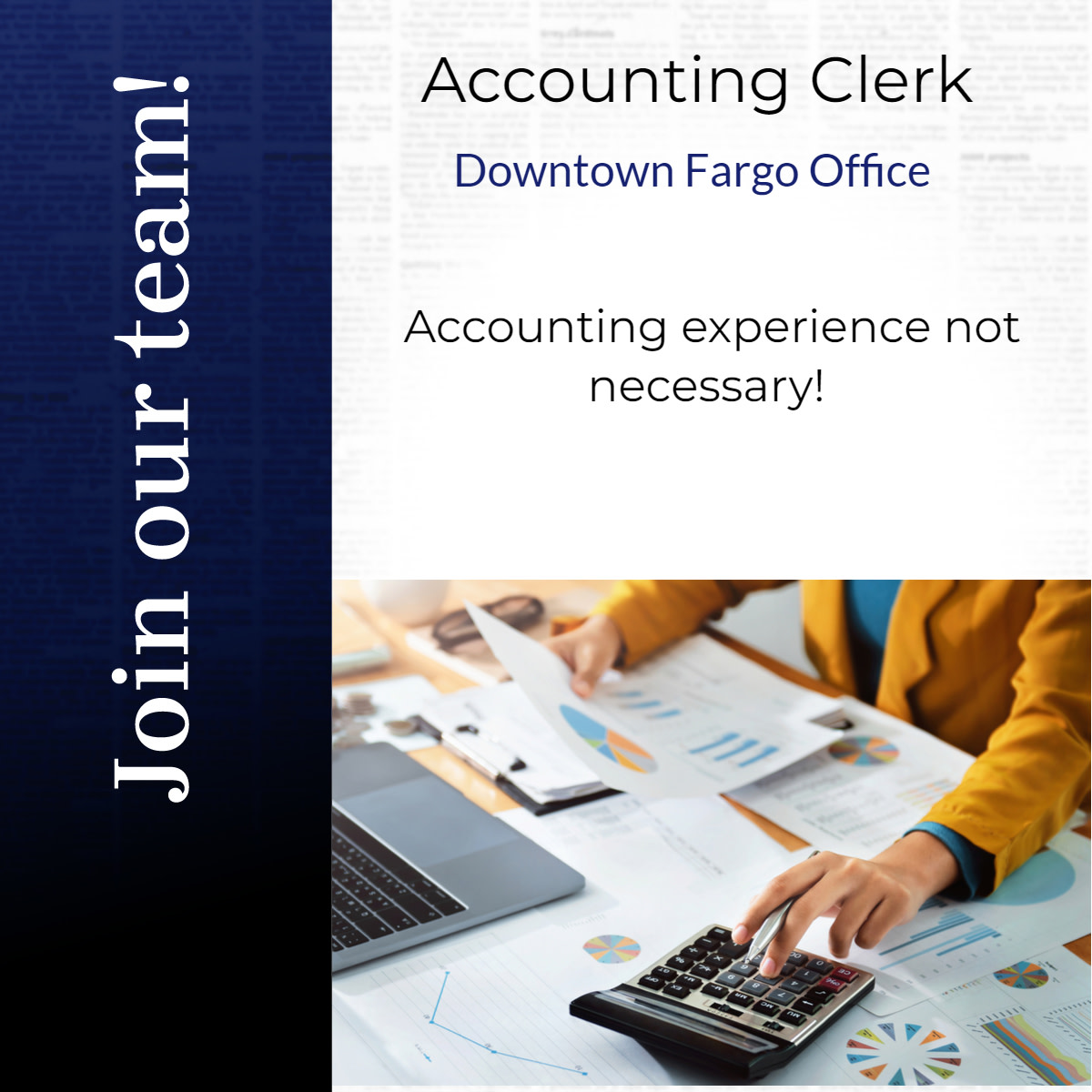FORUMCOMCO's tweet image. We&apos;re looking for an Accounting Clerk - are you driven, organized and eager to learn? We&apos;ll teach you our accounting, you bring the willingness to dive in and get started! Apply now: bit.ly/3qzAp4l #nowhiring #forumcommcareers #accounting