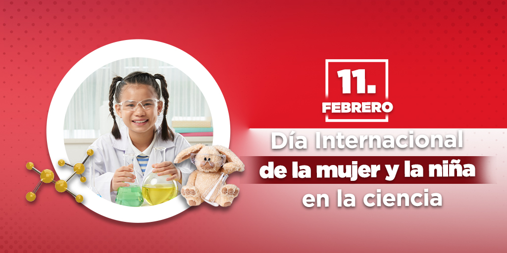👩‍🔬🔬Hoy, es un día para conmemorar y celebrar los avances científicos logrados por mujeres, así como para incentivar su curiosidad y trabajo en este ámbito. ¡Su participación es decisiva en el desarrollo del saber! #DíaInternacionalDeLaMujerYLaNiñaEnLaCiencia.