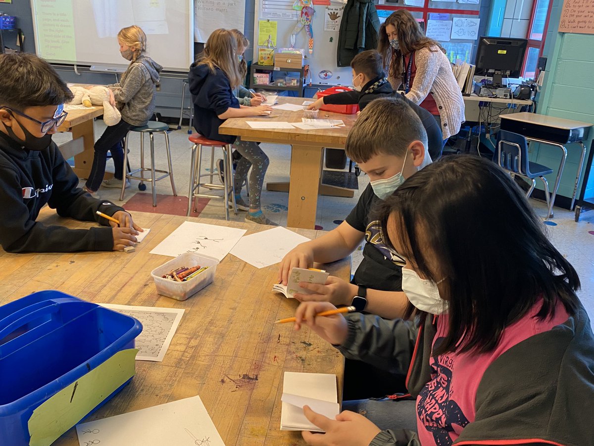 Our fourth grade students in Ms. Griffins art class are creating flip books to show apparent motion. <a href="/AACountySchools/">AACPS</a> <a href="/AACPSArtsEngage/">AACPSArtsIntegration</a>