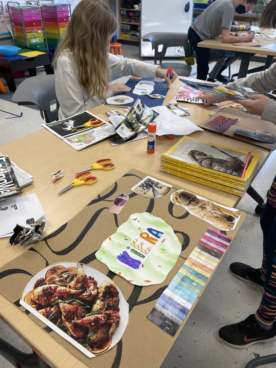 #AACPSAwesome <a href="/arnoldaacps/">Arnold Elementary</a> 5th graders are working on creating personal logos. Part of the design process includes creating mood boards to express their personality, interests, and aspirations. Thank you <a href="/krisyvonne/">kris hanks</a> 4 the inspiration. These kiddos are running with it! <a href="/eeeaacps/">EEEAACPS</a>