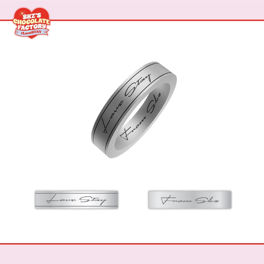 SUPERB0ARD's tweet photo. stray kids chocolate factory lovestay ring giveaway!! ♡ 

info;
- one winner
- available ww

how to enter:
- like &amp; rt
- mbf me
- reply with any pic of skz!! 

winner announced feb 18th!!
(a week from now) https://t.co/p6jvV7gS6H