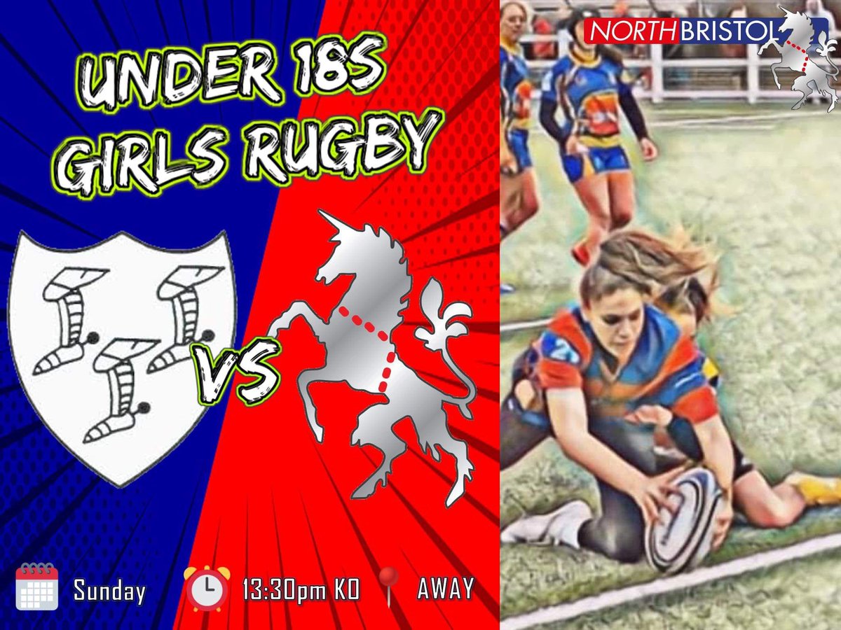 Our U18s have a game against <a href="/NbrfcG/">North Bristol RFC Girls</a> on Sunday🏉 

Last time we met was a close win to a combined Chippenham and Kingswood team 

Going to be a big one🙌

⏰ 1:30 KO
📍Allington fields