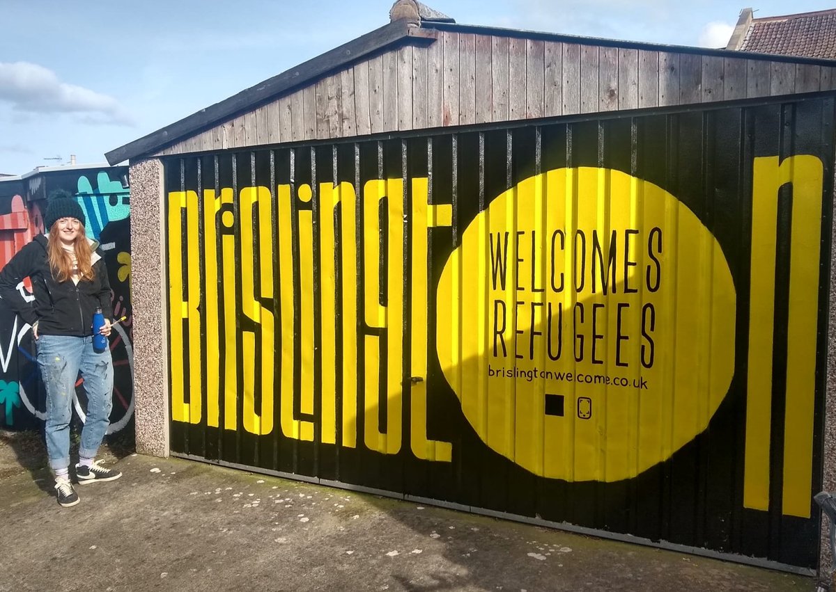 The talented <a href="/emilyjoyrich/">Emily Joy Rich</a> has created this stunning mural for us in #brislington ❤️ thank you! #bristol #bristolstreetart