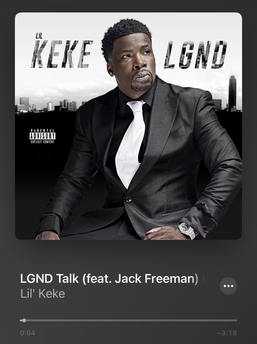 @DonKe713 That LGND Talk jammin’ mayne… Shout out to Jack Freeman