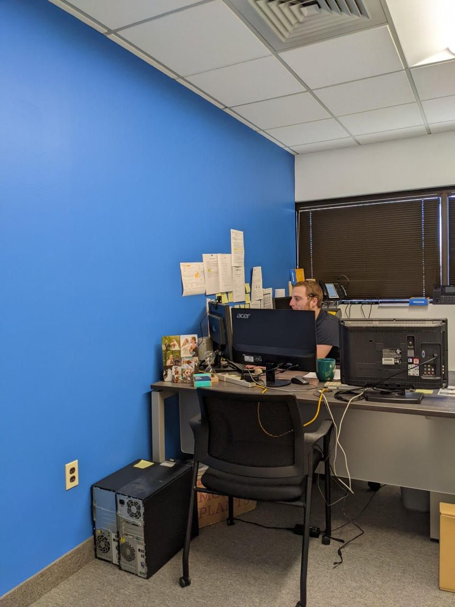 CortelTech's tweet image. Rob, one of our trusted techs, hard at work! #VoIP