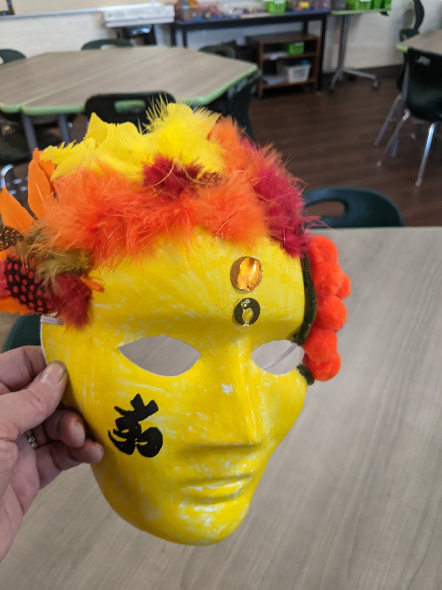 kristina_waner's tweet photo. Everytime I do this PBL, the masks get better. Student made physical masks of an emotional mask they use. I have some truly talented and amazing students here at MMS.#MMSOurHouse #AllAcessLearning #PBLRocks https://t.co/juFBa3XI0B