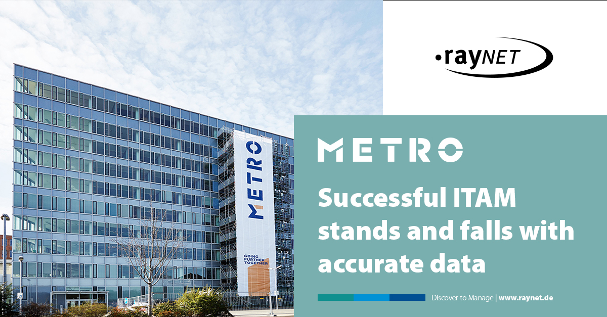 raytweets's tweet photo. Why is high-quality #data the key to successful portfolio optimization?
Read our success story to find out how @METRO_News
used #RayVentory & worked with @USUSolutions
to achieve complete transparency over its entire IT assets.
Success story: https://t.co/TQH1mSnP7U https://t.co/Vll7WF6Ce4