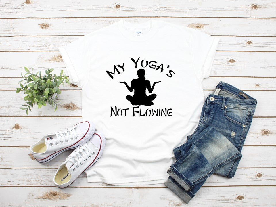 webservicesinc's tweet photo. My Yoga's Not Flowing Unisex T-Shirt - Fitness/Quote
Order product here: https://t.co/fbI5zrUyT7

Sometimes it's hard to find that flow. Fun #gym shirts
#yoga #gymlife #yogis #fitlife #fitness https://t.co/oTmZhdHfMO