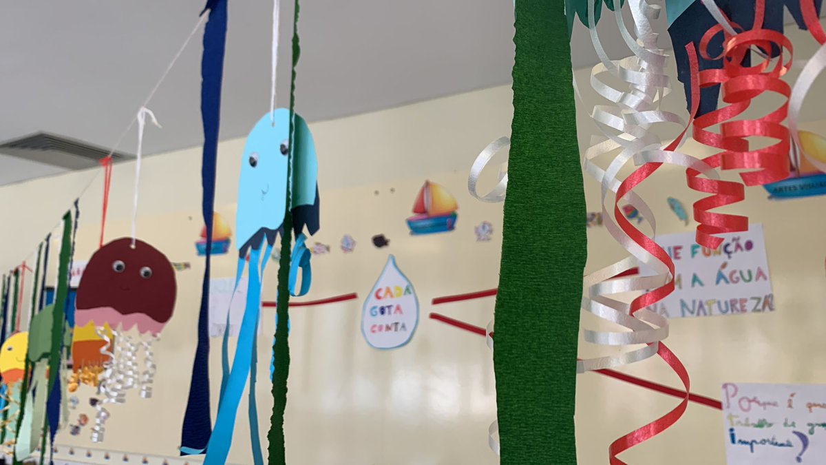 #Cadagotaconta 💧💦 
Pensando, cooperando e evidenciando👏
É assim que os nossos alunos do 1º ciclo aprendem sobre o corpo humano, sobre a família ou mesmo sobre rios e oceanos!! 🌍 Aqui trabalhamos em #ABP #metacognição e #aprendizagemcooperativa💡 #H2Flori #projeto <a href="/DG_Educ/">DGE</a>