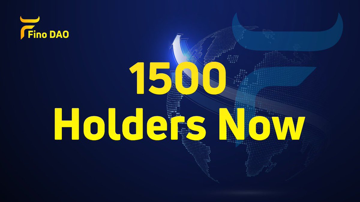Fino_DAO's tweet photo. 1500 HODLers in less than 1 Hour

Official Site: https://t.co/oAODE7OB4m

#AutoStake #Auto #Earn #Rebase #1000xgem #BSC #BSCGemsAlert #Fino #libero #Titano #FORK #BSCGem #BNB #Binance #busd #FinoDAO https://t.co/JFwmubPjb4