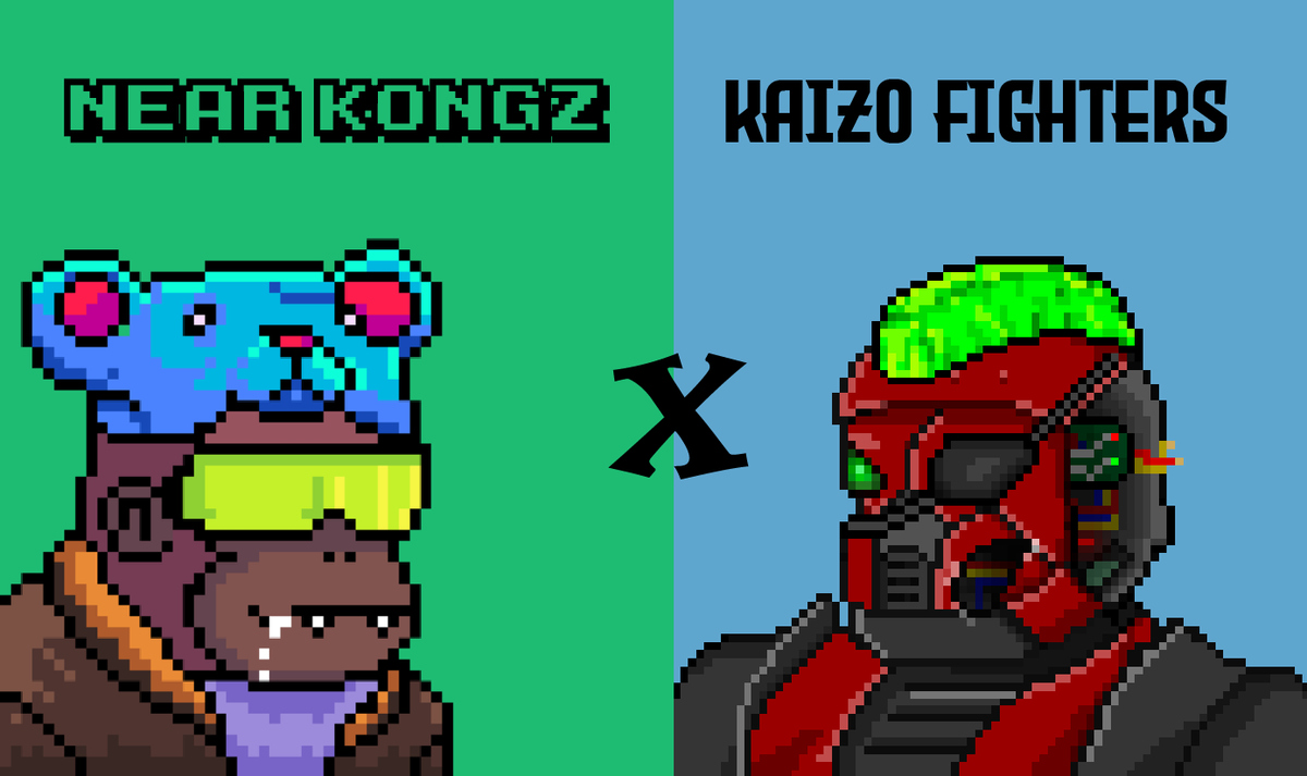 near_kongz's tweet photo. We are collaborating for Whitelist Giveaway with 
@KaizoFighters

10 WL Spots 

To Enter

Follow 
@KaizoFighters
 
and 
@near_kongz

RT and Like this post

10x Winners in 24 Hours

#nearNFTs https://t.co/scVnVOyjfT