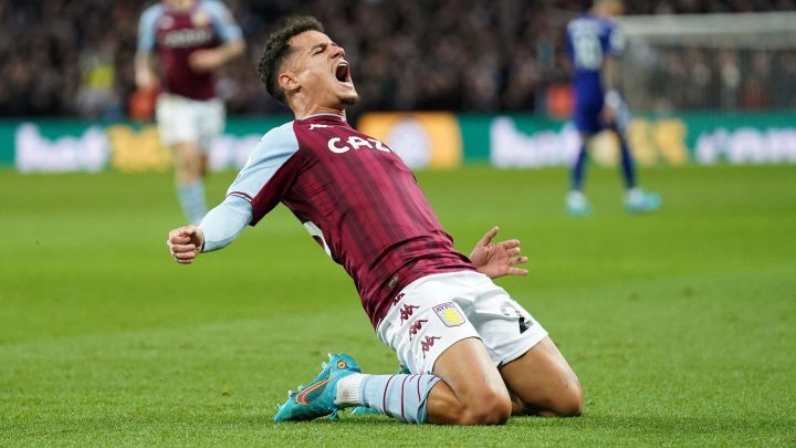 MarioValverde_'s tweet photo. 🔥 #Countinho está de vuelta.

⚽️ 2 goles y 1 asistencia en 3 encuentros con el Aston #Villa.

🏴󠁧󠁢󠁥󠁮󠁧󠁿 #Gerard parece que ha dado con la tecla con el jugador brasileño y su mejor versión. 🇧🇷 https://t.co/hnveShDoQF
