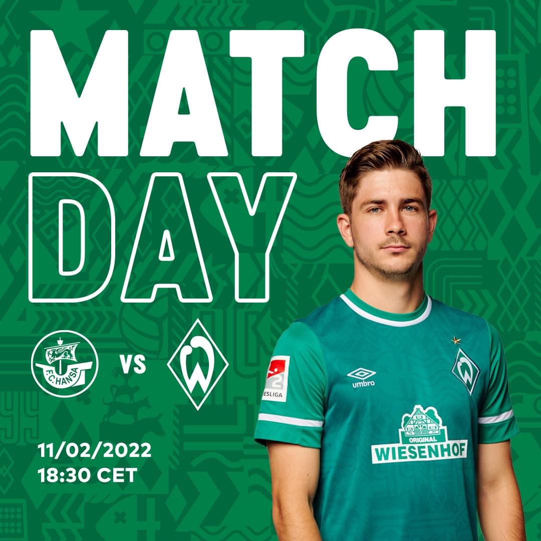 wb_norge's tweet photo. MATCHDAY ⚽️⚽️⚽️

Hansa Rostock ➖ Werder 

⏰ 1️⃣8️⃣:3️⃣0️⃣

#FCHSVW #werder #blnor https://t.co/QMhzygpc7r