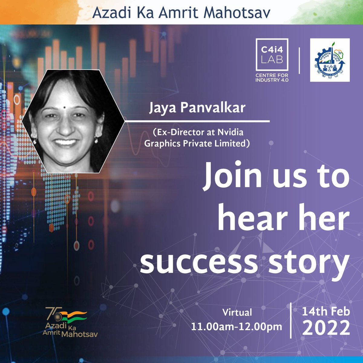 WiMLDS Pune in collaboration with C4i4 Lab presents to you the success story for women leaders in Analytics and IOT.

To register for Online event &amp; virtual lab tour - lnkd.in/grUz9PpM
Please Note - Registrations are Mandatory for Online event.
