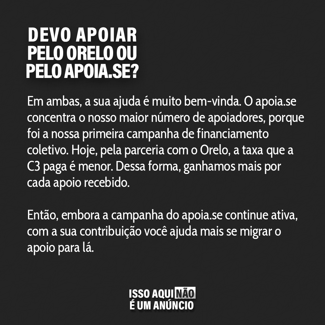Centraltres's tweet photo. Agora a #Central3 conta com duas plataformas diferentes para receber o seu apoio.

⏩Veja a diferença entre elas.

E veja como você pode contribuir para a gente continuar produzindo um conteúdo independente, crítico e de qualidade.

https://t.co/MM2FoPstTl
https://t.co/uBlf88ceQf https://t.co/nMXcJqtf0y