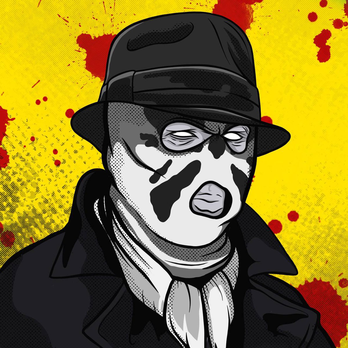 GhettoDude_NFT's tweet photo. Rorschach 💀 GHETTO DUDE #NFT https://t.co/RvZGxmwYXT