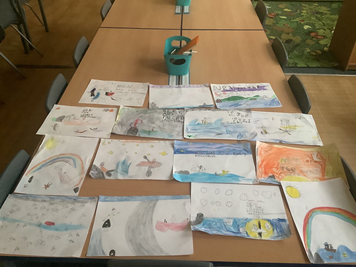 📚🧜‍♂️🐠🎣Our amazing #PinehurstArt work inspired by @MrEagletonIan’s beautiful book #NenAndTheLonelyFisherman illustrated by @mrjamesmayhew🎨 as part of @ReadingatLLP #LiverpoolChildrensFestivalOfReading📚
🌲@PinehurstP #PinehurstEnglish #ExperienceExcelEnjoy🌲