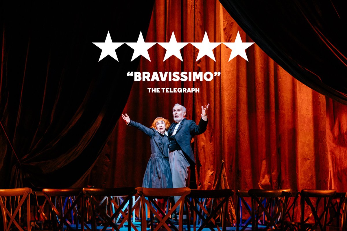 AlmeidaTheatre's tweet photo. F I V E  S T A R S 🤩

★★★★★
“Bravissimo”
@Telegraph https://t.co/9hg3SvKJmr