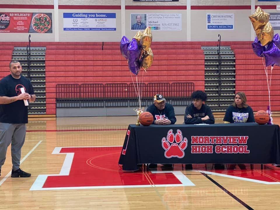 #commited 💜💛🏀 @HoopsNorthview thank you for 4 amazing years of highschool basketball. @Defiance_BBall Can’t wait to experience the next level at your school.