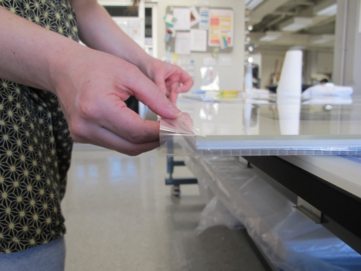 NEDCCInfo's tweet photo. #FunFactFriday: Archival tape is chemically stable, meaning it does not degrade over time. NEDCC Lead Preparator Annajean Hamel uses it to create microclimate enclosures that protect traveling works. #preventativeconservation #travelingexhibitions #arthandling #archivalenclosures https://t.co/LqzFd9n0EM