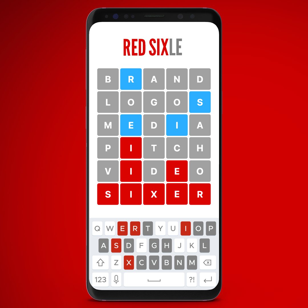 RedSixMedia's tweet photo. What's a five-letter word for someone who delivers excellent design, thoughtful strategies and has a way with Wordles?

Happy Friday, from your brand's happy place! #RedSixle https://t.co/jocjOXjwnQ