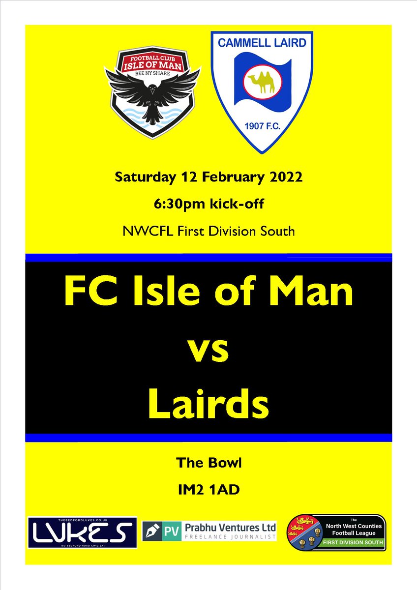 cammelllairdfc's tweet photo. ✈️ 𝐓𝐨𝐦𝐨𝐫𝐫𝐨𝐰

A historic trip for the #Cammells to @FCIsleOfMan.

It's one we all can't wait for!

A later kick-off time of 6:30pm 💙🐫 https://t.co/Q4Q033xW24