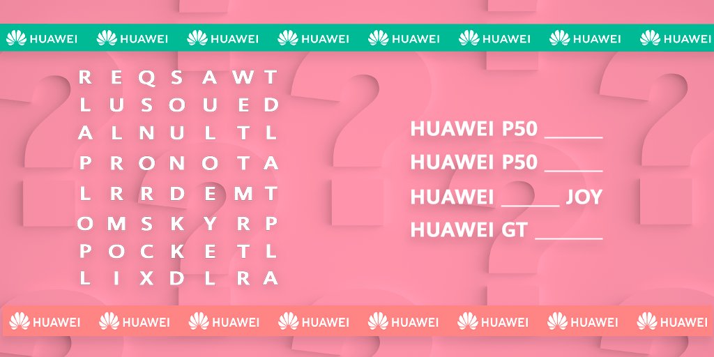 HuaweiMobileESP's tweet photo. 💃 ¡Pero qué ganas te teníamos, VIERNES! 🥳
😉 Empecemos el finde con un nuevo #RetoHUAWEI.
😏¿Serás capaz de encontrar las 4 palabras ocultas en la sopa de letra?
🔥 ¡Completa los nombres de nuestros nuevos lanzamientos para superar el desafío! https://t.co/x3pVUx5lvf