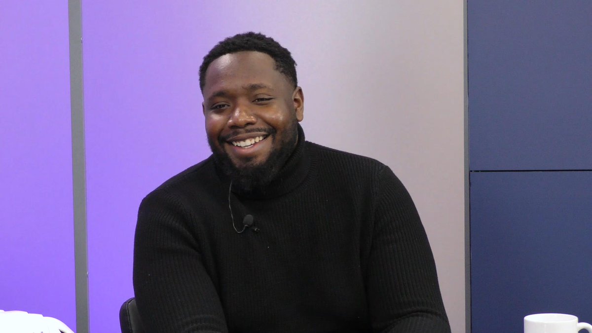 NJBIA's tweet photo. On this wknd's Minding Your Business, @OfficialRazu's Marc Saint-Ulysse talks his music collaboration startup &amp; its logo on @NJDevils helmets thru its #BuyBlack program w/@Prudential. Watch News 12+ at 9:30a Sat. &amp; Sun; 7:30p Sat. Or check the livestream! https://t.co/ltBNRmQnsJ https://t.co/XcPFnvNCyn