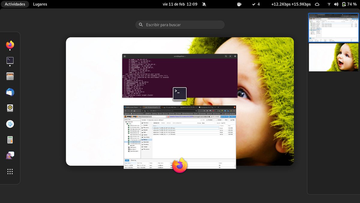 co7wt's tweet image. #showMeYou #LinuxDesktop #Friday #youAtWork
Ubuntu impish (21.10) migrando un pmg para un cleinte...