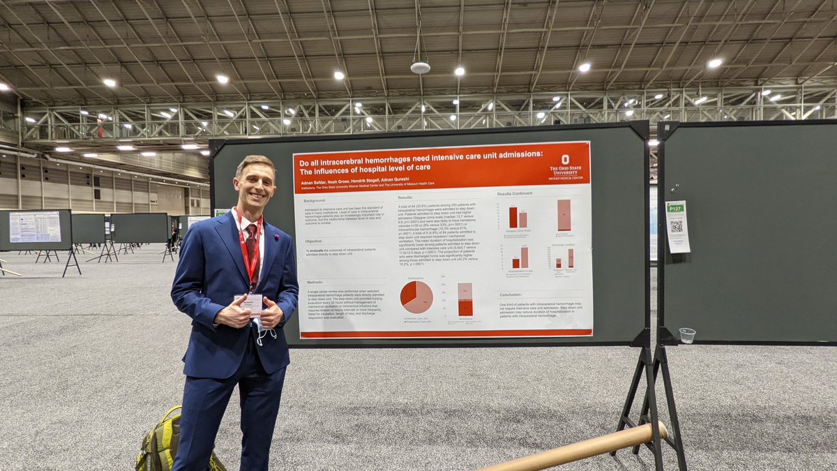 Alicia Zha (@tele_zha) on Twitter photo Love the trainee representation! Here is <a href="/OhioStateMed/">The Ohio State University College of Medicine</a> Hendrik Stegall at ISC with his poster with <a href="/ADNANSA30087879/">ADNAN SAFDAR</a>. He and <a href="/VivienHLee/">Vivien Lee MD FAAN</a> are such a great mentors to our medical students! <a href="/OhioStateNeuro/">OSU Department of Neurology and Residency Program</a> getting med students into the stroke treatment and prevention! Love the trainee representation! Here is <a href="/OhioStateMed/">The Ohio State University College of Medicine</a> Hendrik Stegall at ISC with his poster with <a href="/ADNANSA30087879/">ADNAN SAFDAR</a>. He and <a href="/VivienHLee/">Vivien Lee MD FAAN</a> are such a great mentors to our medical students! <a href="/OhioStateNeuro/">OSU Department of Neurology and Residency Program</a> getting med students into the stroke treatment and prevention!