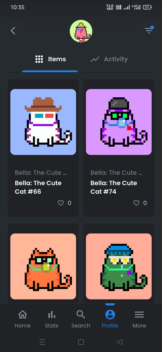 AnExpensiveEye's tweet photo. My new collection Bella: The cute cat is out now and open for offers 😃 please support and like my work #NFTs #NFTartist
https://t.co/3Zs7fkbPRI https://t.co/jjMGfIEnUU