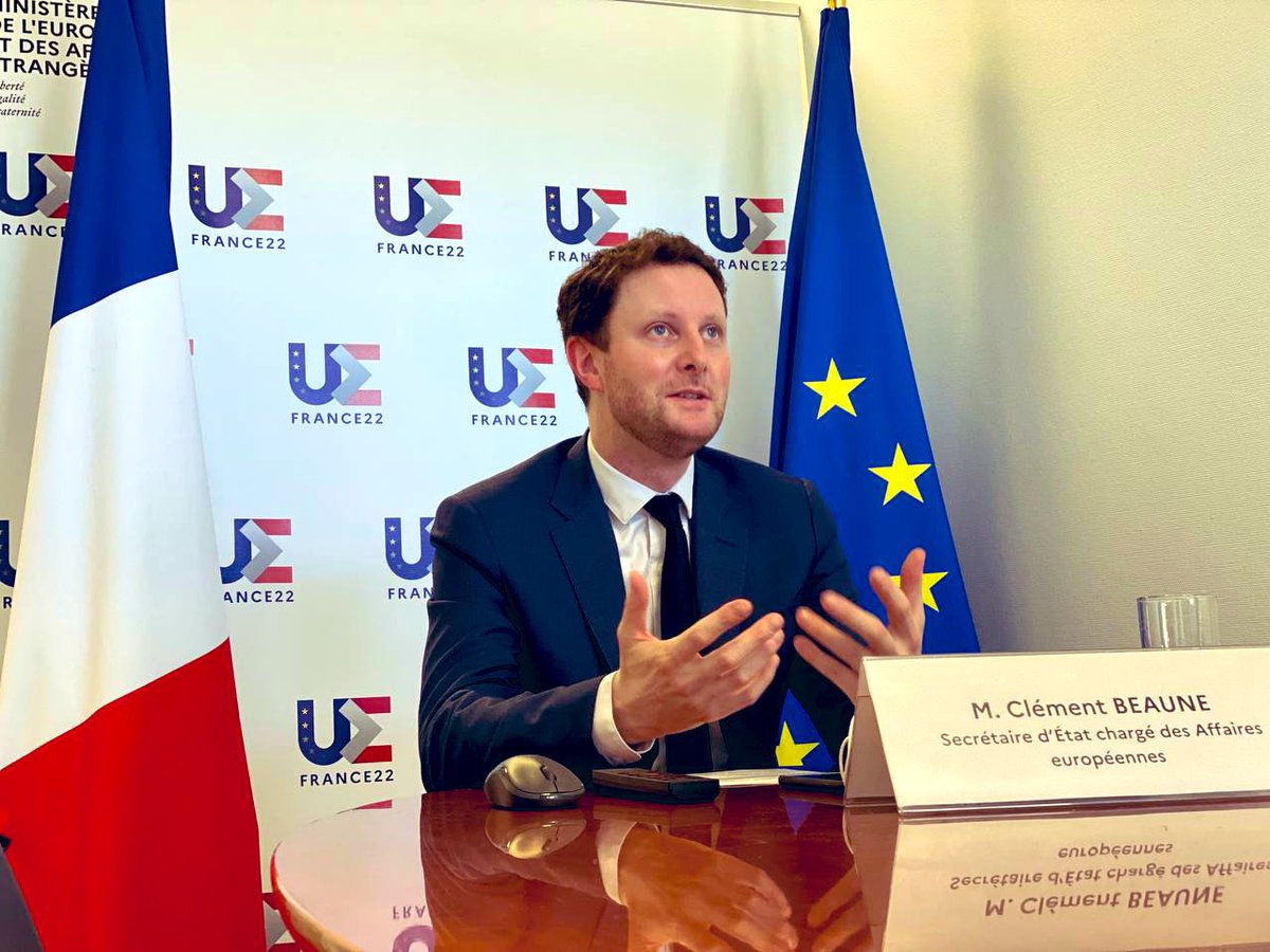 CBeaune's tweet image. #Jeunesse | Heureux d’être intervenu pendant la « Semaine de l’Europe » de @ScPo_Strasbourg, pour échanger avec les étudiants sur les priorités et les avancées de la Présidence 🇫🇷 de l’🇪🇺 #PFUE2022 

Merci de vos questions, de votre curiosité, de votre engagement !