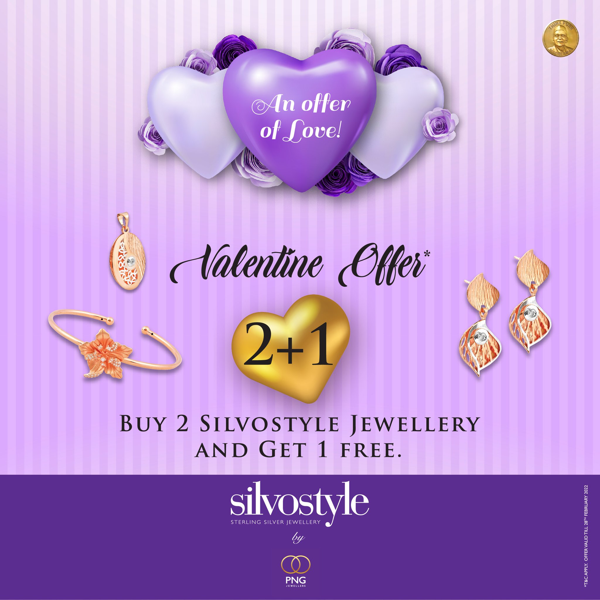 Anjali jewellers valentine's store day offer