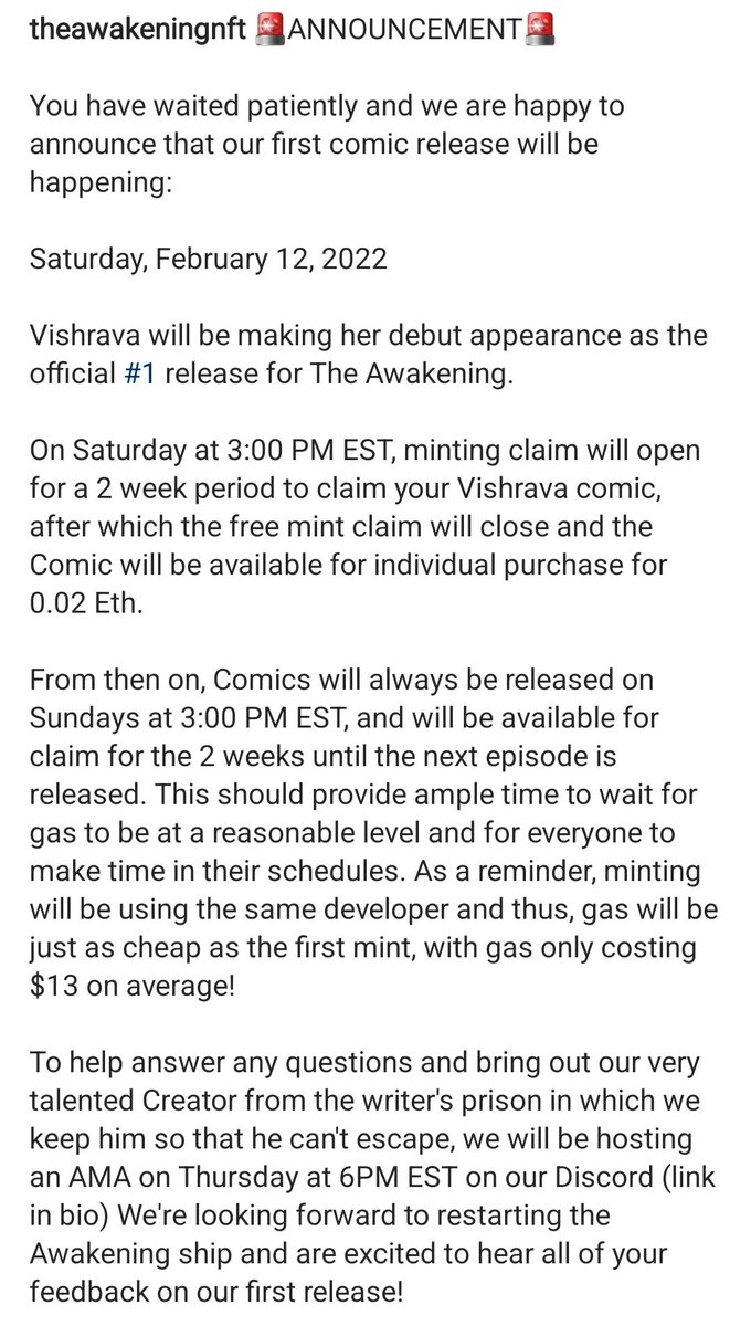 The Awakening tweet media