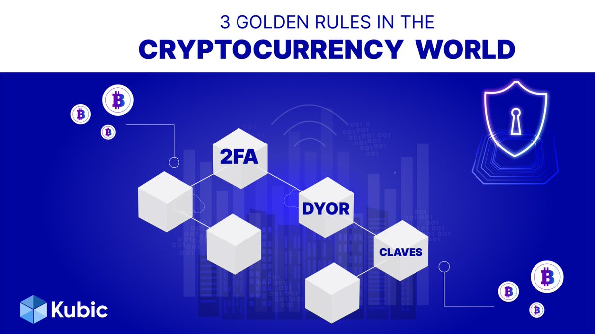🏅3 golden rules in the Cryptocurrency World:

1. Always use MFA security.
2. Do your own research (DYOR)
3. NEVER save any key on your computer.