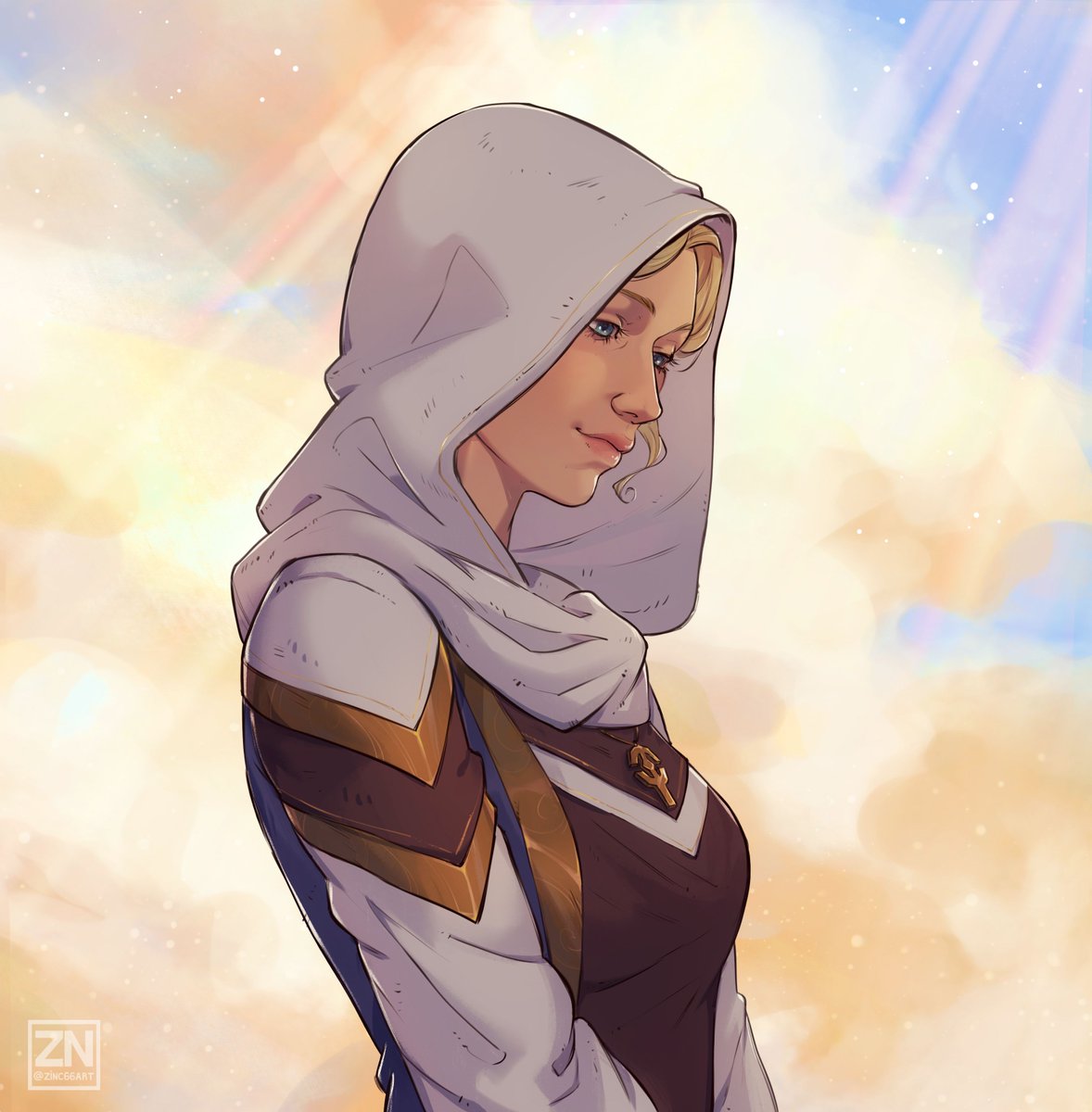 STierHana's tweet photo. @PaniWolfArt I would love to offer my modest and conservative Priestess into the mix! Introducing the holy priestess, Sister Alifair! A mender, chaplain and confessor: and an absolute queen! https://t.co/AmQkpvVpH8